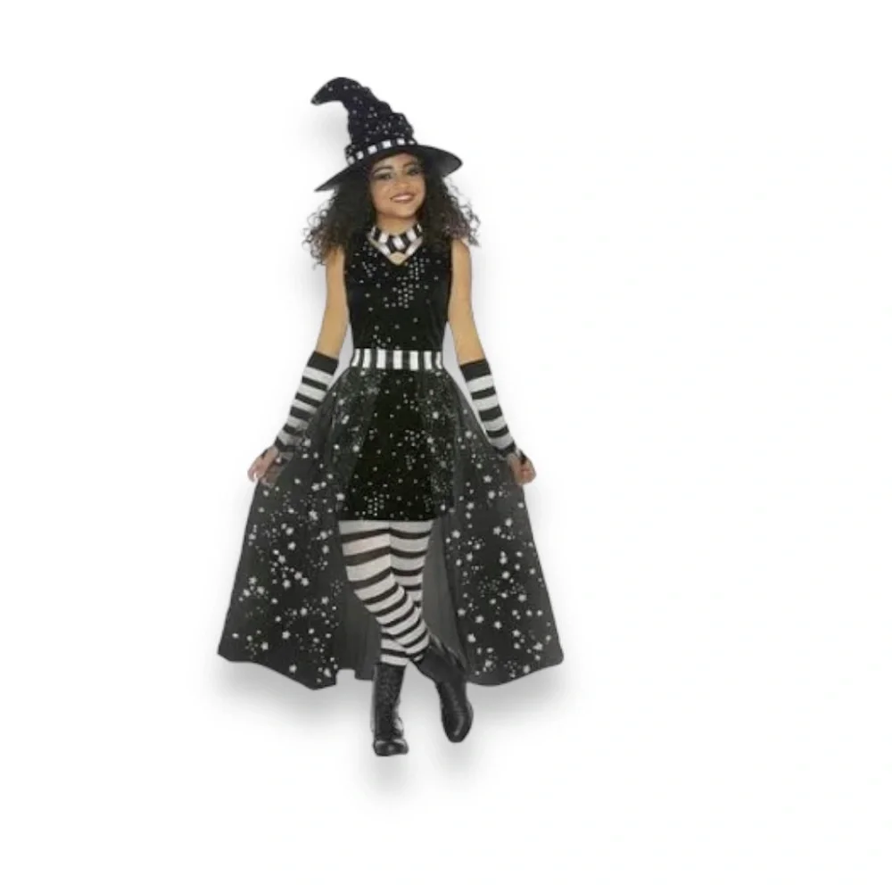 Halloween Girls Celestial Witch Costume, by Way to Celebrate Size XL